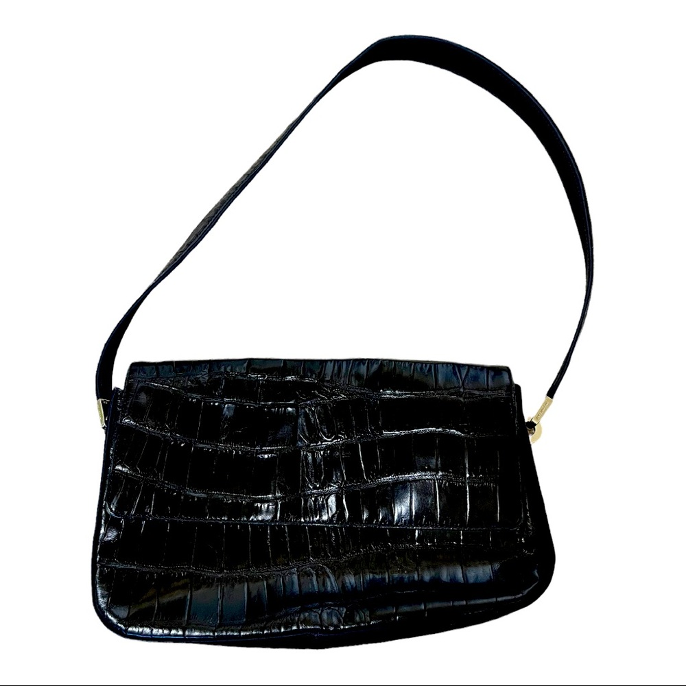 Jones New York shoulder purse leather black